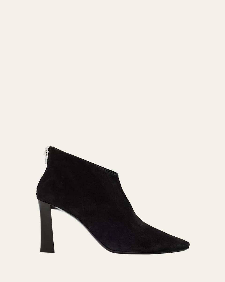 Sensorial Suede Leather Ankle Booties
